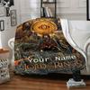 Lord Of The Rings Two Towers Flannel Blanket With Customizable Name Comfortable In All Seasons Suitable For Sofas Beds Travel Camping And Office