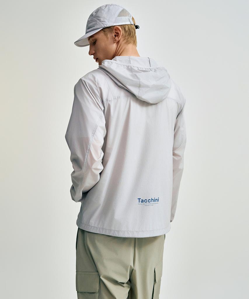 Sergio Tacchini M Comfortcool Lightweight Woven Jacket (L.Grey)