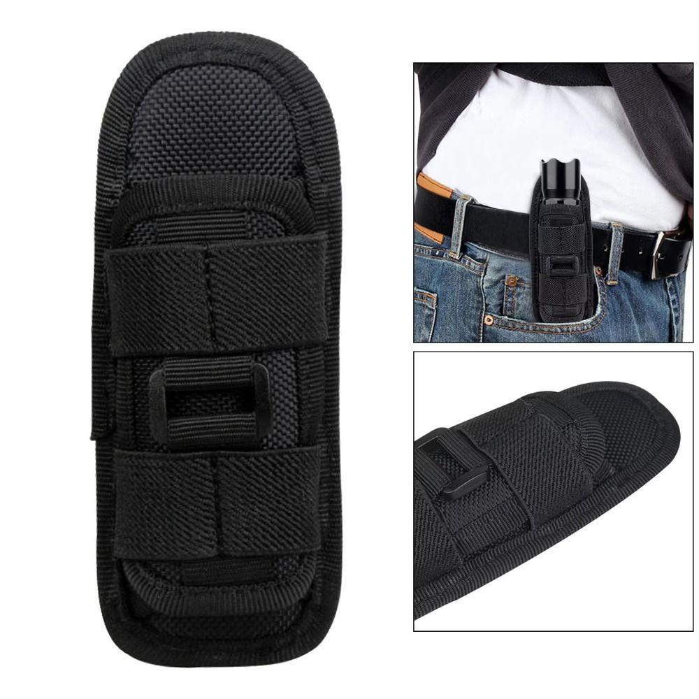 Portable Flashlight Holder Pouch 360 Degree Rotatable Torch Case Flashlight Bag  Survival Kits