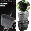 Hollow Scooter Handlebar Basket Plastic Bike Vegetable Basket Rear Cycling Accessories