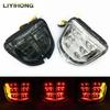 For Suzuki GSXR600 GSXR750 GSXR 600 750 2006 2007 K6 Chrome Rear Tail Light Brake Turn Signals Integrated Light Motorcycle Light
