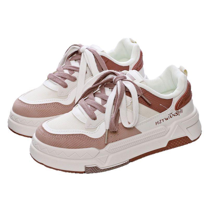 Women's Fashion Platform Sneakers Height Increasing Knit Mesh Comfortable Lightweight Casual White Shoes Autumn  New Trendy