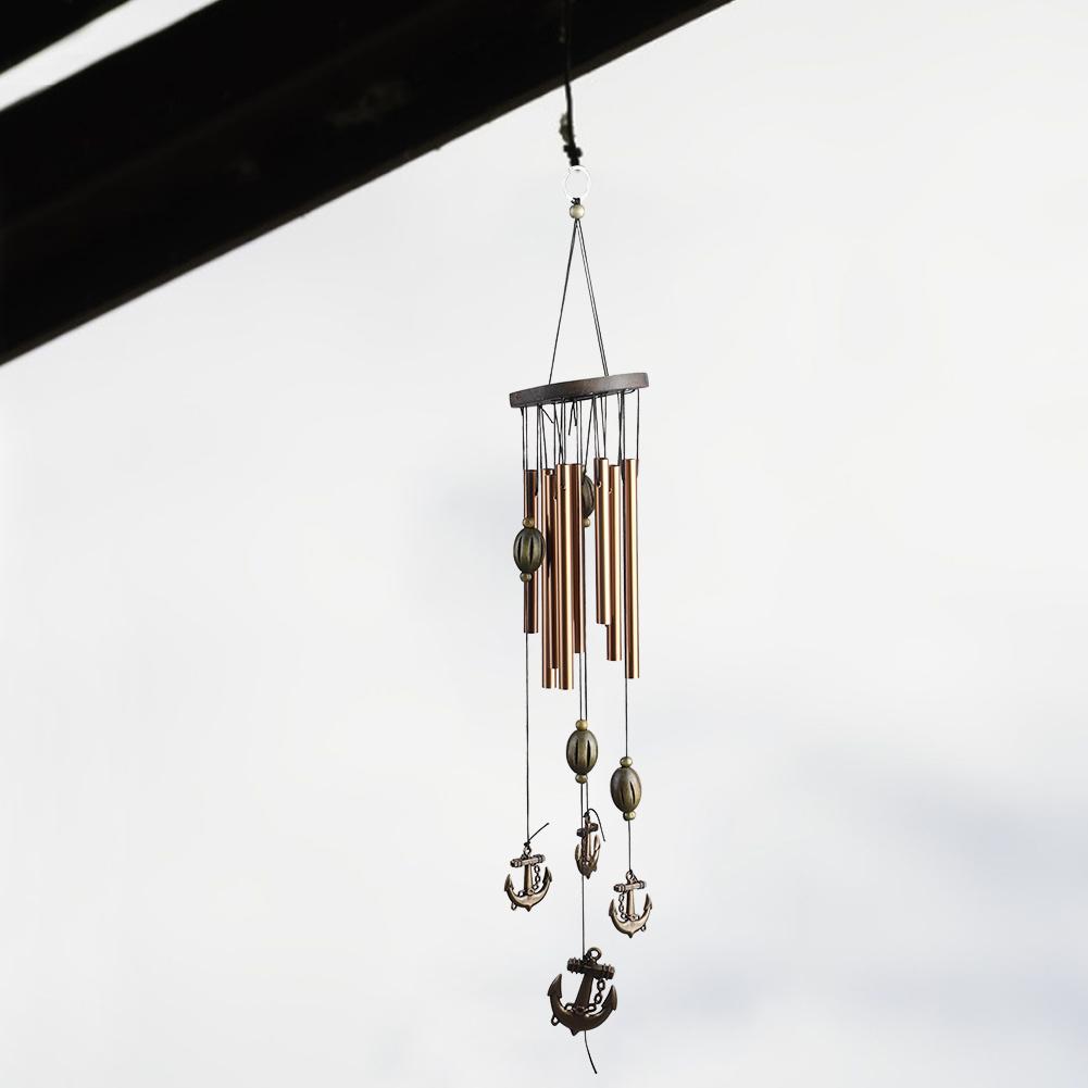 Copper Alloy Metal Tube Hanging Wind Chimes for Room Outdoor Yard Garden Decoration