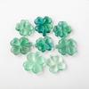 1PC Natural Crystal Green Fluorite Lucky Four Leaf Clover Pocket Ornament DIY Jewelry Household Supplies