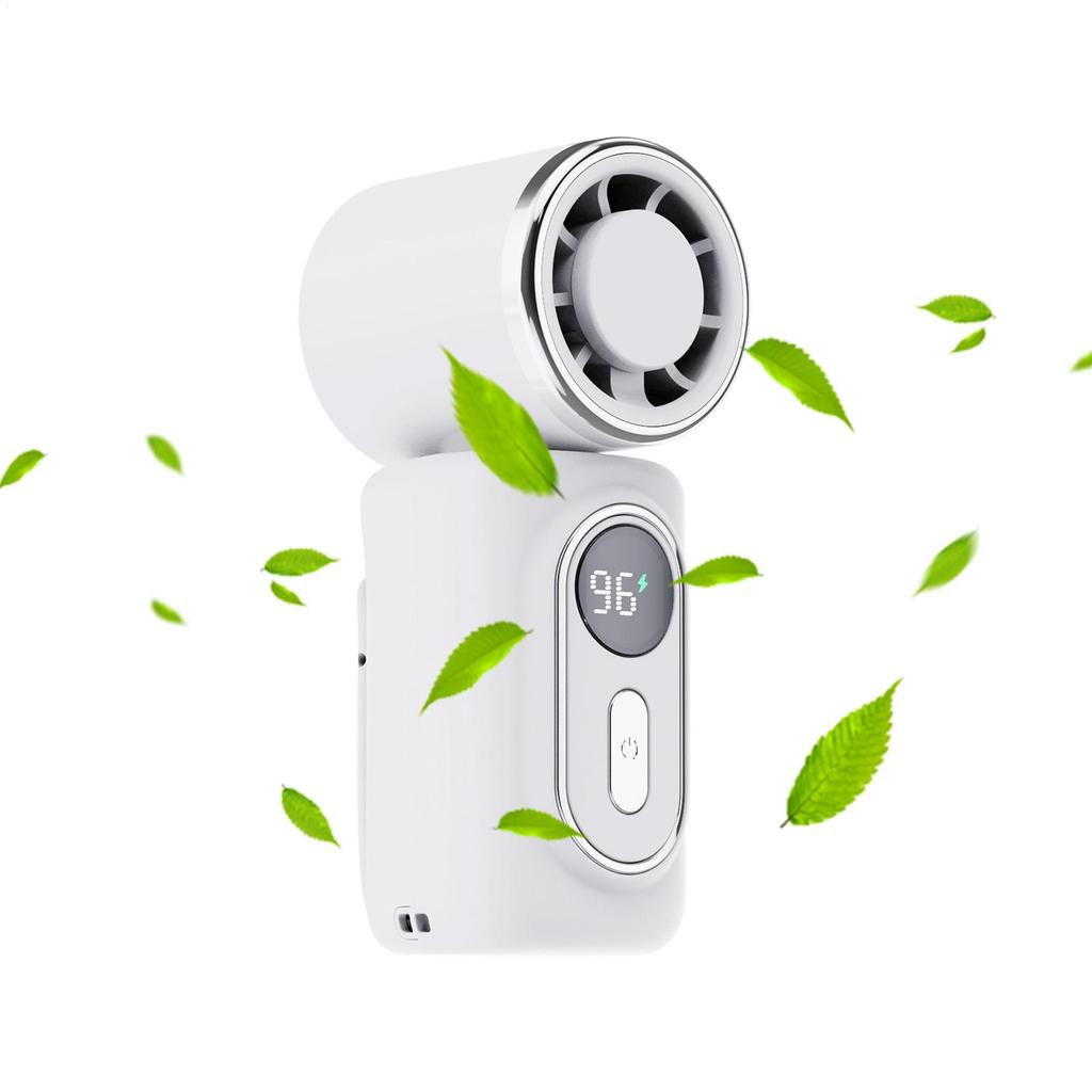 USB Charging Mini Portable Handheld Clip Fan 180-degree Rotating Head Highspeed Fan Portable Lightweight Mini Fan Handheld Fan