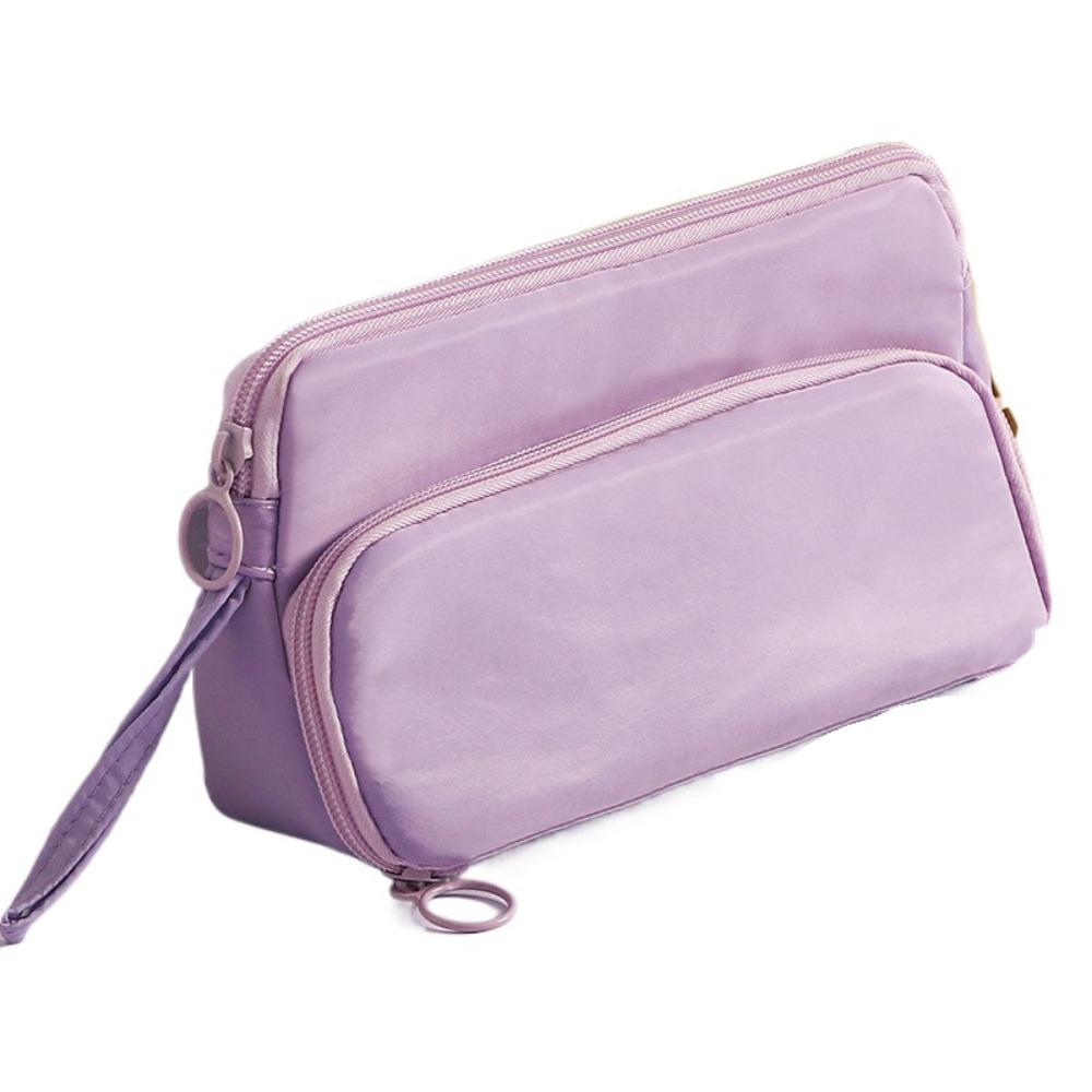 Double-layer Ladder Pencil Case Zipper Stationery Bag Organizer Supplies Kawaii Pencil Bag  School