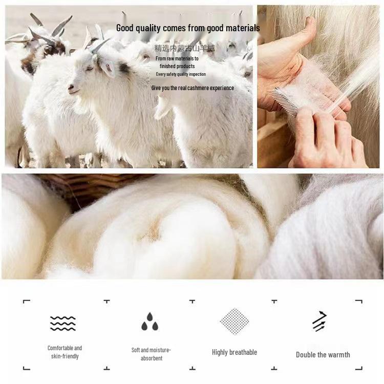 Children's Cashmere Sweater: Boys' and Girls' Thick Knitted Pullover for Autumn and Winter