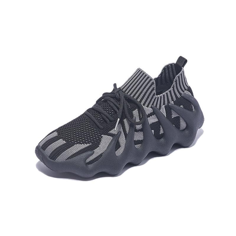 ins breathable socks shoes spring new flying woven running casual shoes street shot