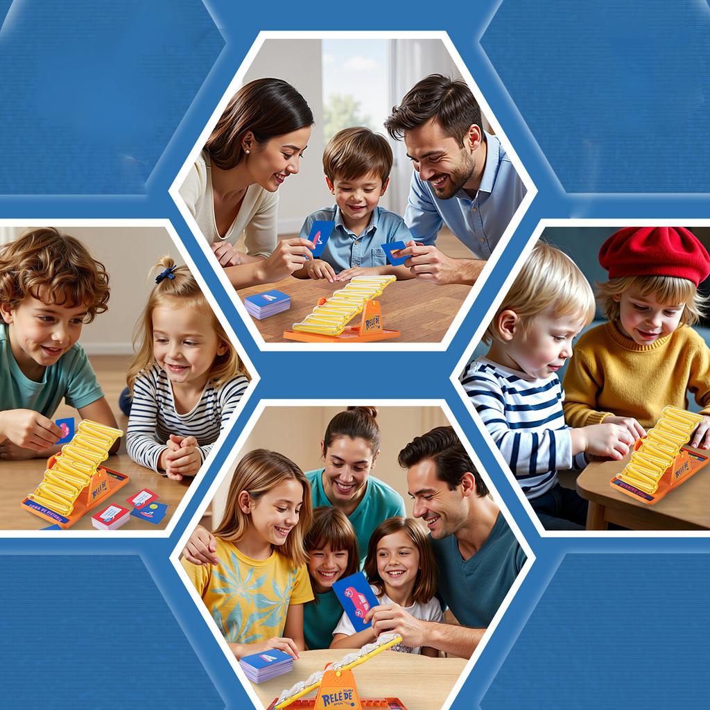 Popular Rocking Seesaw Board Game, Two-Player Duel Chess Toy, Interactive Competitive Tabletop Game, Family Party Game