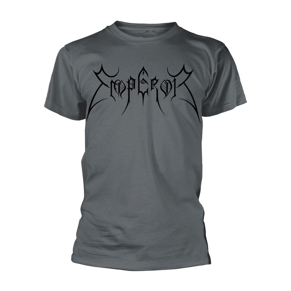 EMPEROR - LOGO SHIELD GREY T-Shirt, Front & Back Print XX-Large S