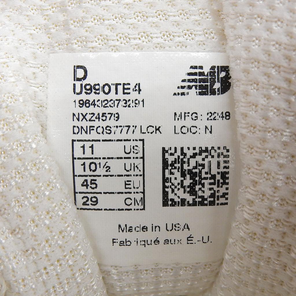 Zcela NOVÉ nízké tenisky NEW BALANCE béžová kůže pánské 29 U990TE4 Použité