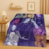 New Fashion B-Bieber Singer Star Flannel Blanket,Ultra Soft Warm Plush Throw for Home Bedroom Bed Sofa Cover Office Travel Gift