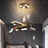 Kids' Cartoon Spacecraft Chandelier
