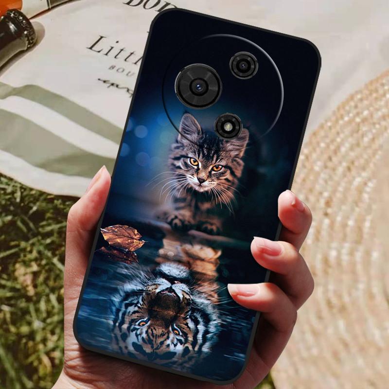 Capas de Celular Para TCL 605 T517D Case Pintado Design Fofo Silicone Macio Capa Traseira Para TCL 60 SE 60SE Cases TCL605 Coque Fundas