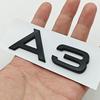 NEW 3D ABS Car Letters Logo A3 45TFSIe Badge Rear Trunk Sticker Decals For  Audi A3 45 TFSI e 8Y Auto Tail Marking Accessories