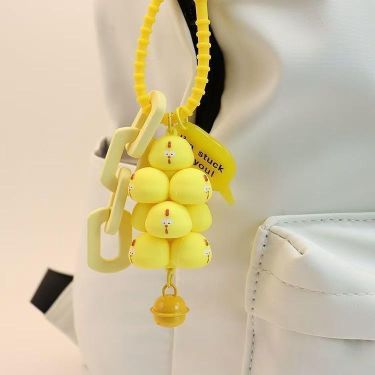 

Charming Piggy Cartoon Keychain Pendant for Backpacks - Cute, Anti-lost Design for Students and Couples