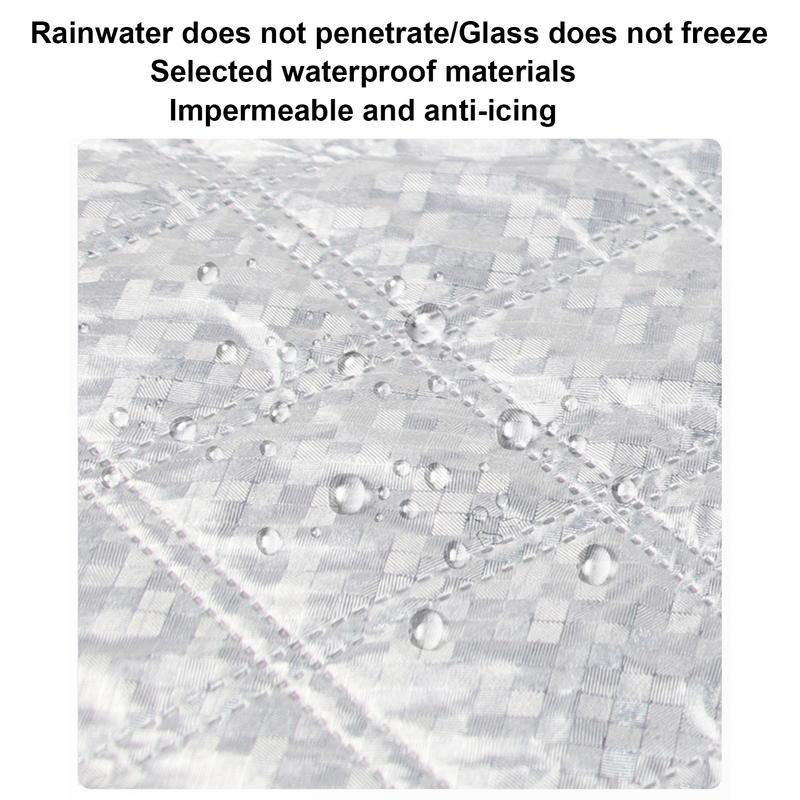 Windshield Cover For Ice And Snow Thicken Ice Snow Sun Cover Windshield Cover Sun Shade Frost Guard Snow Ice Removal Protector