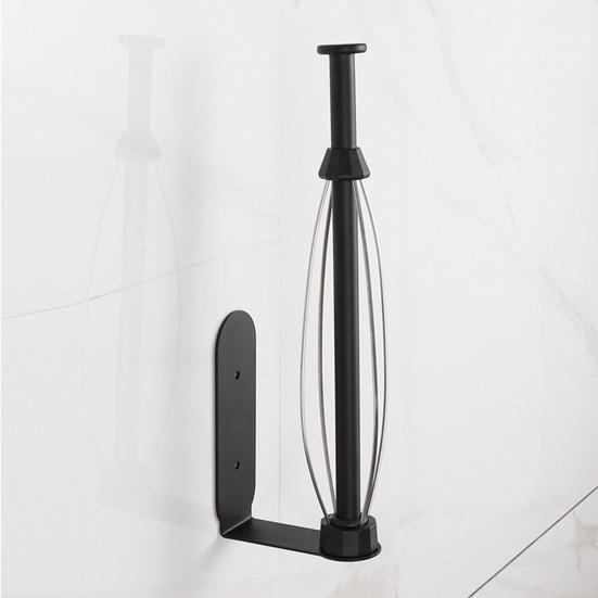 Wall-Mounted Paper Roll Holder Strong Load-bearing Waterproof Simple Installation Self-Adhesive Tissue Rack Paper Towel Holder