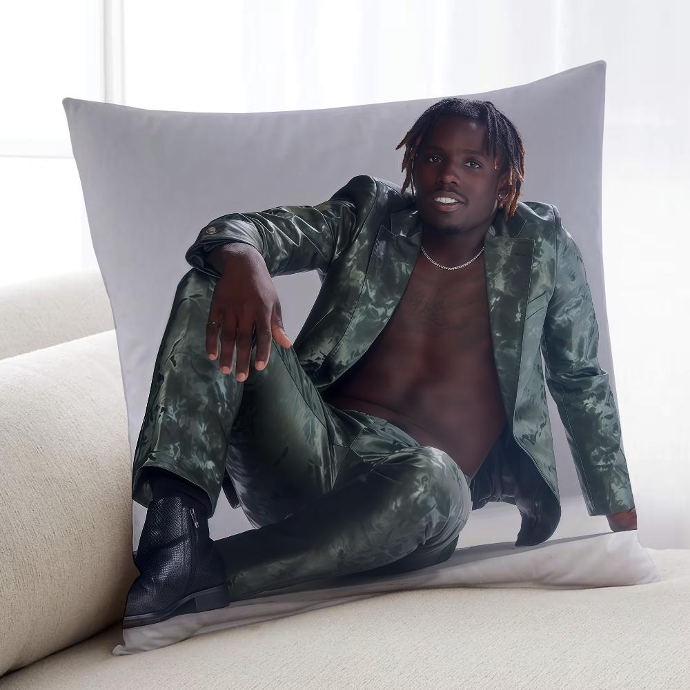 

JJamal Roberts American Idol Champion cushion cover Home Bedding Sofa living Room pillowcase Simple Soft Skin Cushion Cover 30x30cm