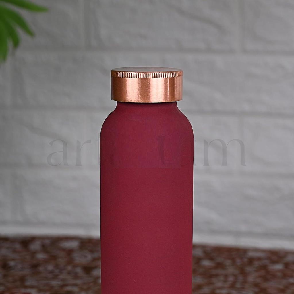 1 Litre Copper Water Bottle Leak Proof BPA Free Water Bottle Office Bottle Boosts Immunity