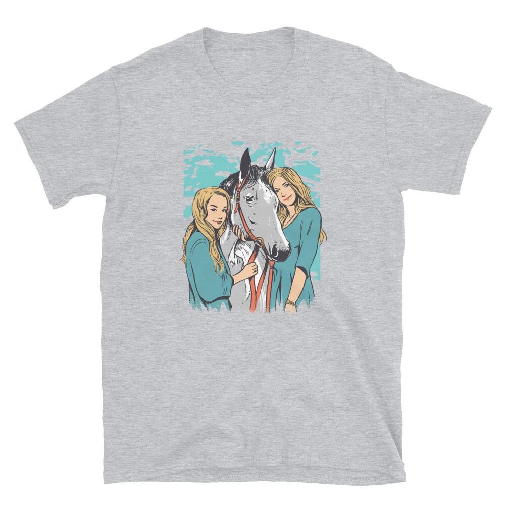 Girls Horse Horse Riding Beautiful T-Shirt S