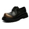 Paris Big Head Lederschuhe Herren Britischer Stil High-End Derby Schuhe Businesskleidung Dicksohlige Erhöhungsschuhe 14702-X