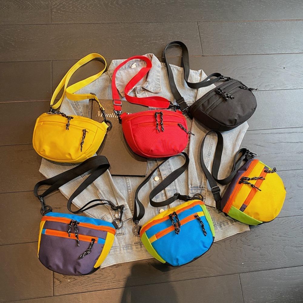 Large Capacity Dumpling Shoulder Bag Korean Style Sports Crossbody Bag Girls Boys