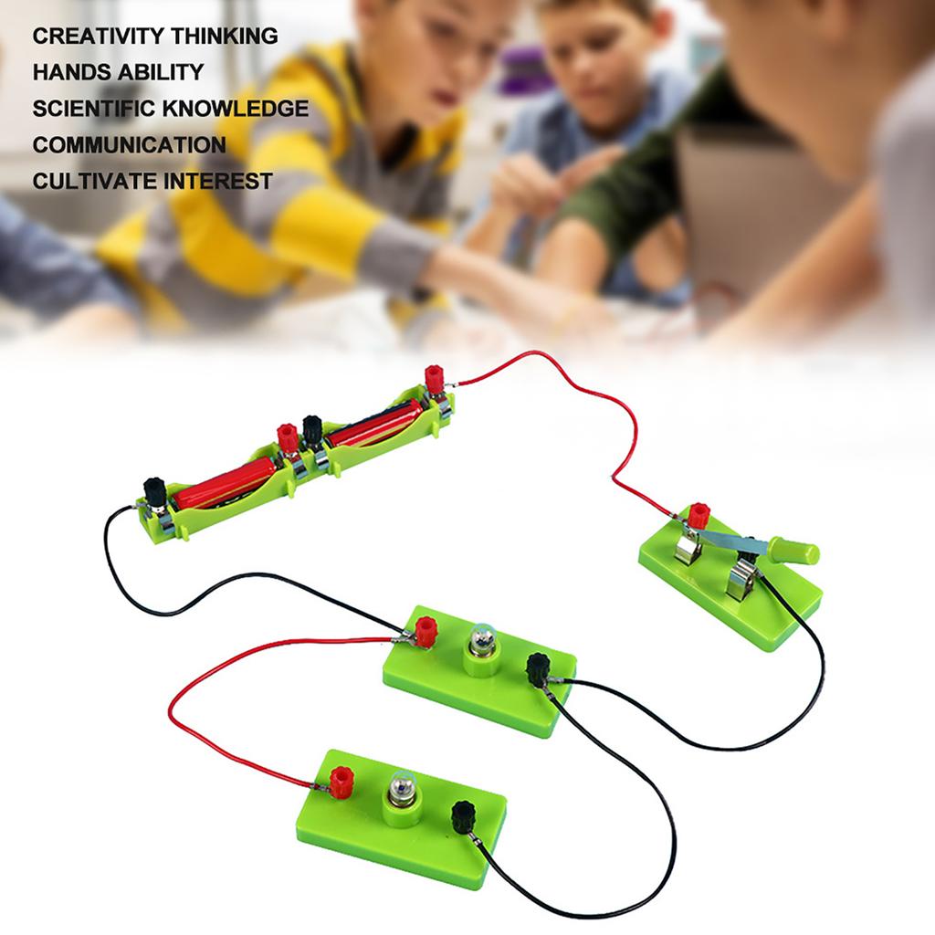 DIY Series Parallel Circuit Electricity Learning Physics Educational Toys for ChildrenSeries