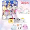 1Pc Random Cartoon Youyou Family Mini Plush Doll Mobile Pendant Bag Pendant Toys