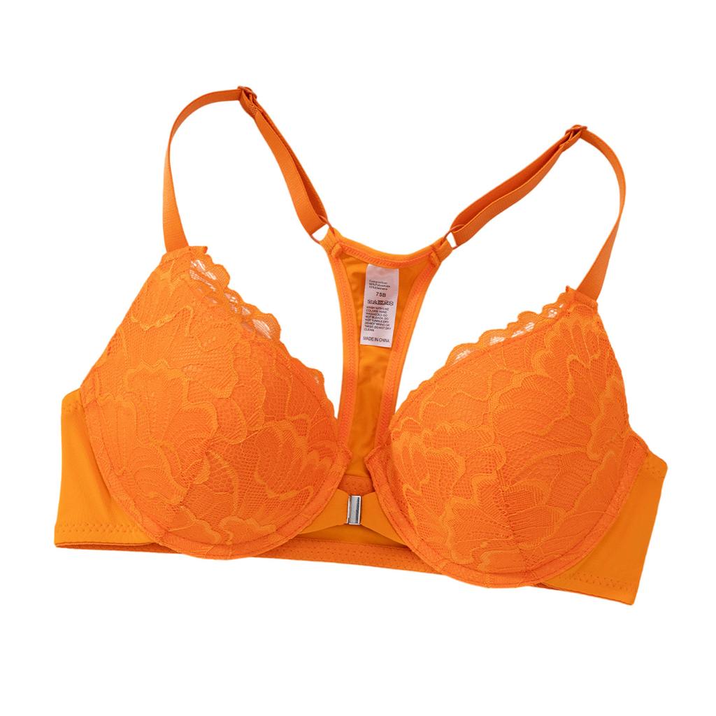 Exclusive for Lace French Sexy Gathering Large Size Bra Adjustable Comfortable Front Buckle Beautiful Back Underwear