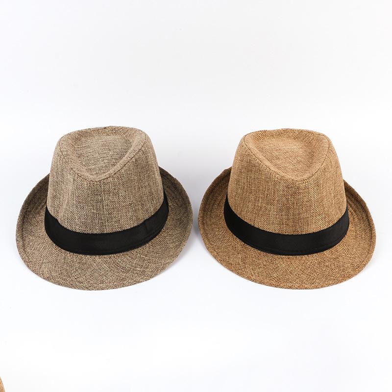 Straw Trilby Sun Hat Mens Ladies Womens Summer Panama Designer Fedora Beach Hat