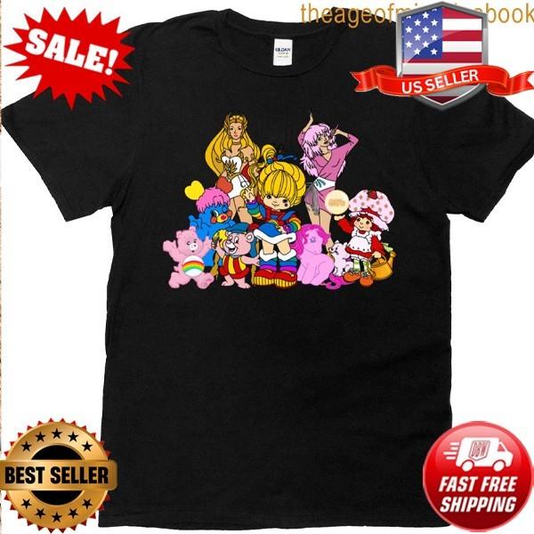 80s Rainbow Brite Cartoons Squad T-shirt S-5XL L