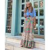 Fashionable Half Skirt Summer New Arrival Women's Streetwear Print Long Skirt Flounced Skirt Skirt