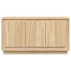 Commode/Buffet contemporain, chêne sonoma, 102x35x55 cm, bois d'ingénierie LL0000206729