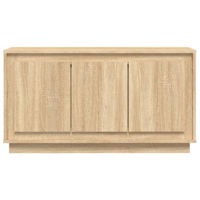 Commode/Buffet contemporain, chêne sonoma, 102x35x55 cm, bois d'ingénierie LL0000206729
