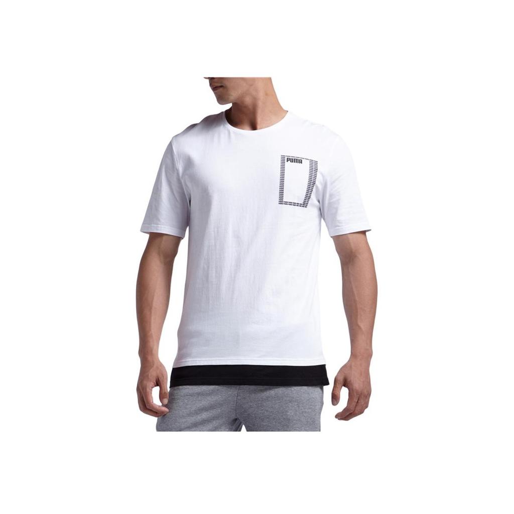 Puma Summer Rebel Short Sleeve T-Shirt Men Tops White 853172-02