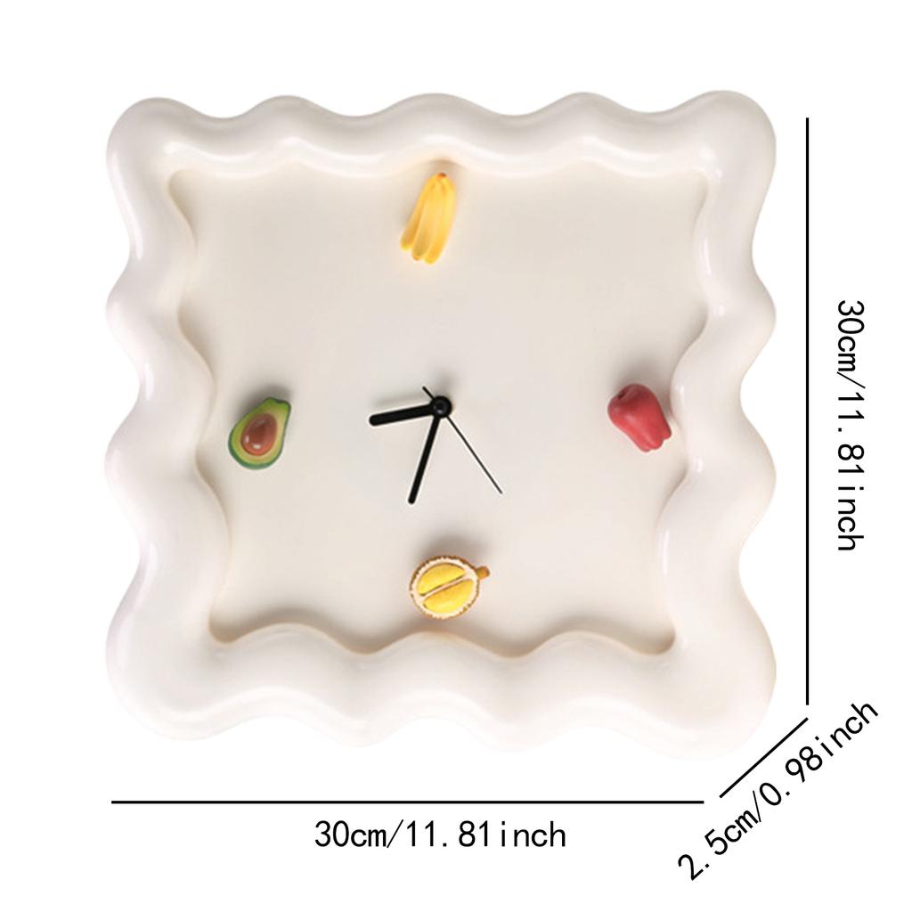 Wall Clock Fashion Silent Modern Creative Rustic Decorative Clock Small Clock for Dining Room Home Office Bathroom Decor