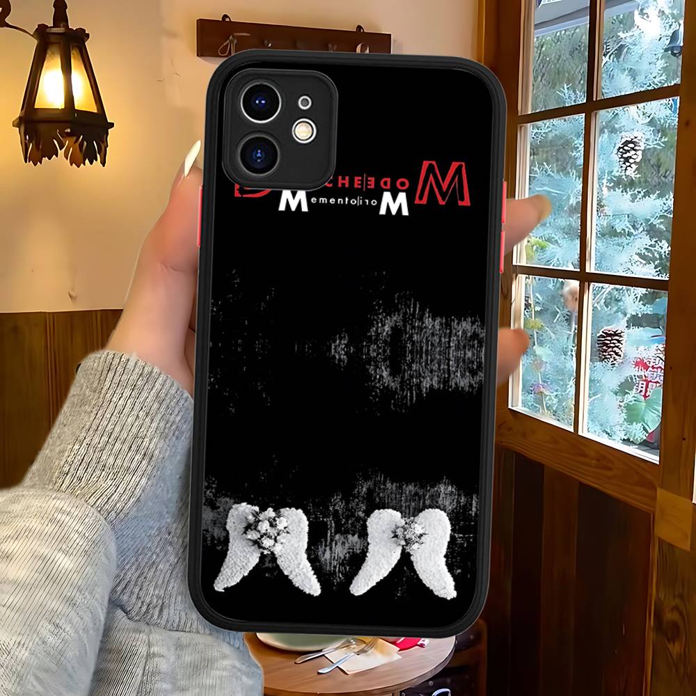 Rock D-Depeche Cool Mode Phone Case For IPhone 13 12 X XS MAX Pro Max 16 15 11 14 Pro Max Shockproof Matte Cover