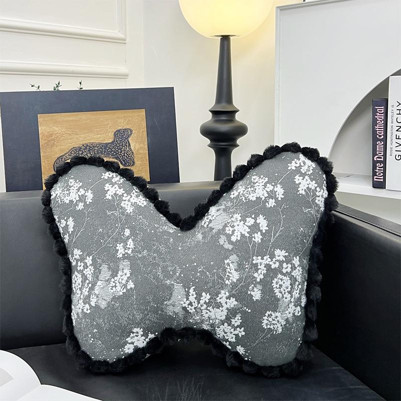 Подушка-бабочка с наполнителем Мягкая Удобная Диванная Подушка для поясницы Офисная Подушка для сна Диванная Подушка Спальня Домашний Декор 40x60cm