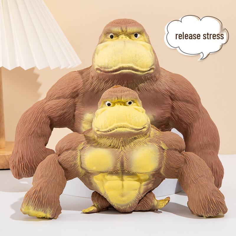 Viral TikTok Gorilla Stress-Relief Toy: Slow Rebound & Satisfying Squeeze
