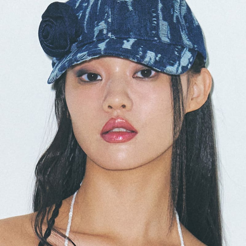 

poesiedame КЕПКА ИЗ ДЕНИМА DESTROYED ЦВЕТА RAW INDIGO FREE