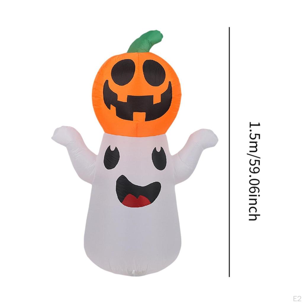 Halloween Inflatable Ghost Decoration Display 150cm Versatile Photo Props Accessories Yard Decor for