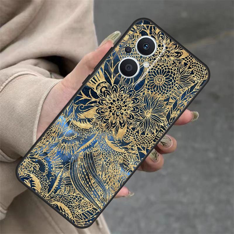 Indian Pattern Mandala Case For OPPO Reno 14 12 11 10 13 Pro 14F 13F 12F 11F 8 7 Lite OPPO Find X9 X8 X6 Pro Cover