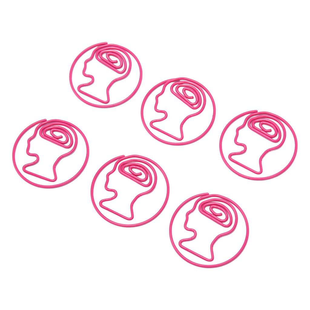 30pcs Paper Clips Human Shape Skid Resistance Multipurpose Small Paperclips for Office School R