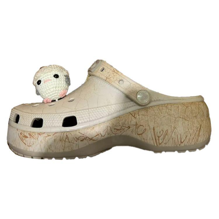 

Crocs Хорошие Bai X Облачные EVA Клоги-яичная скорлупа Унисекс Клоги Хаки 209394-2V3 36-37