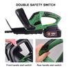1400RPM Electric Hedge Trimmer Cordless Garden Trimmer Lawn Mower Rechargeable Weeding Shear Pruning Mower Garden Power Tool