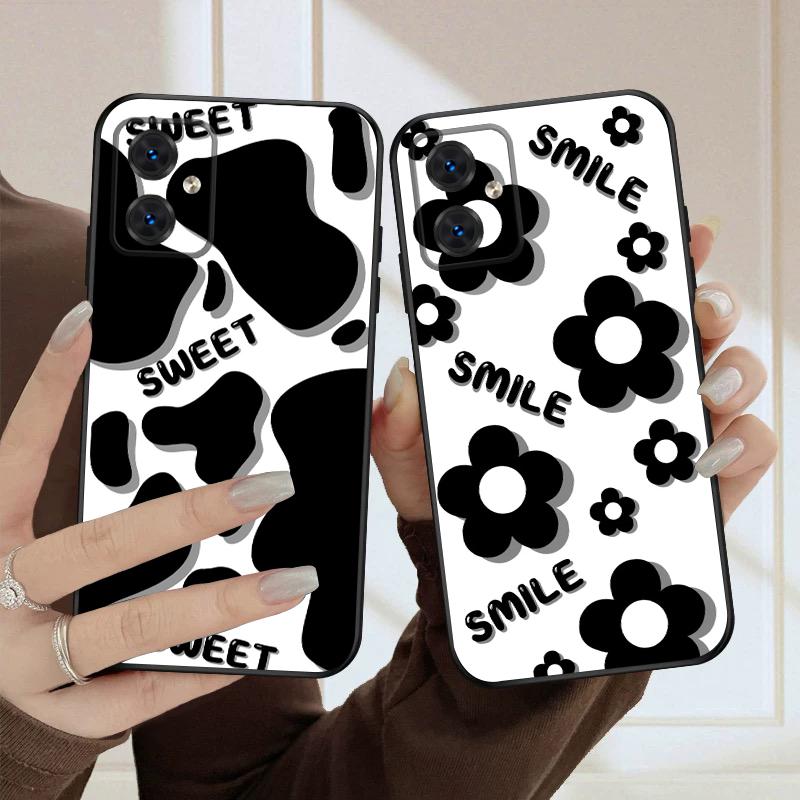 White color block For Motorola Moto G 04 G05 G14 15 24 34 35 54 55 75 84 85 Edge 40 50 Fusion 60 Fusion silicone soft phone case