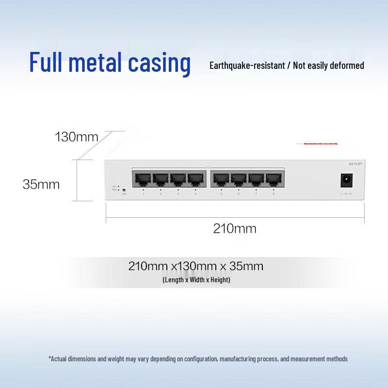 Huawei KunLing S210-8T Gigabit Web-Managed Switch
