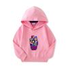 Lockerer Print Einfaches Oberteil Mode Vielseitiges Sweatshirt Bequeme Hoodies Sweatshirts Mädchen