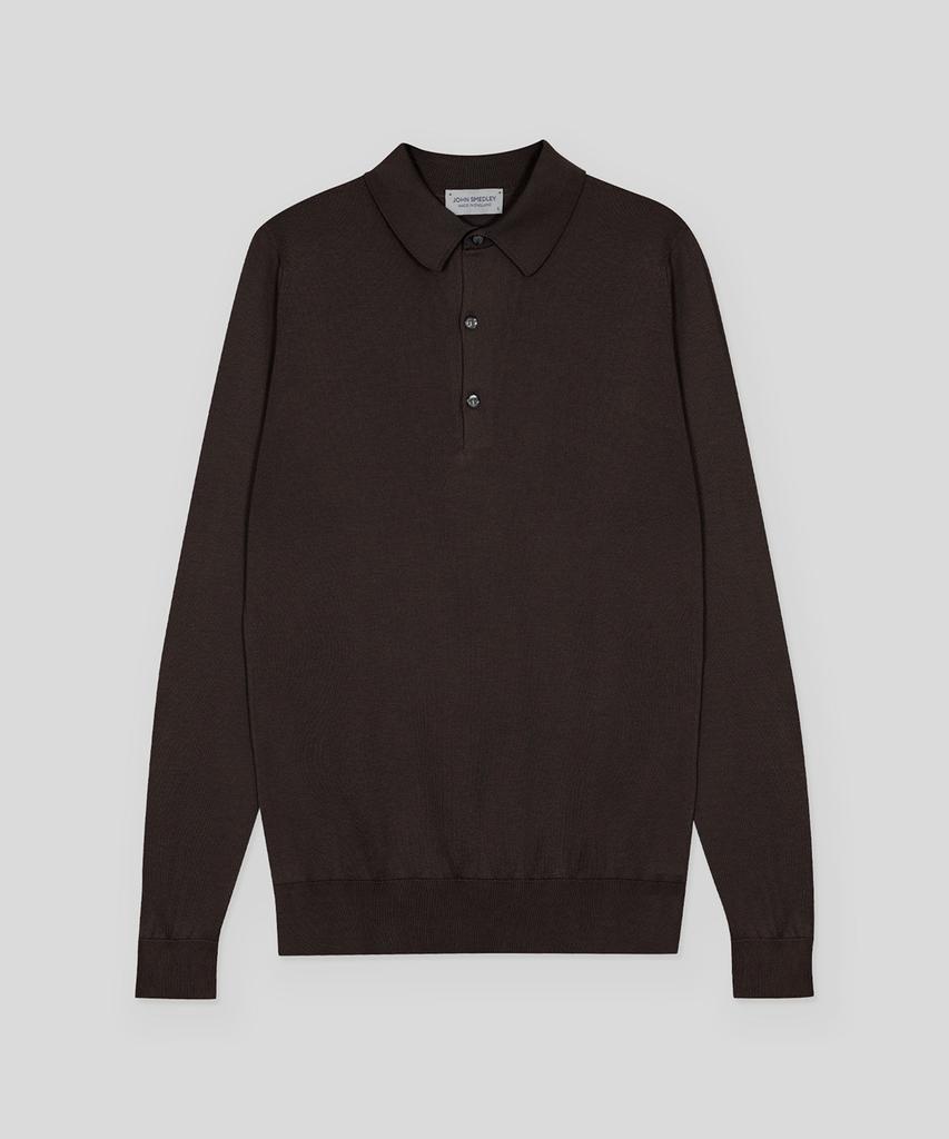Jonseumedeulli Bradwell Sea Island Cotton Long Sleeves Polo Shirt Seasonal 11 Colors (A Type)
